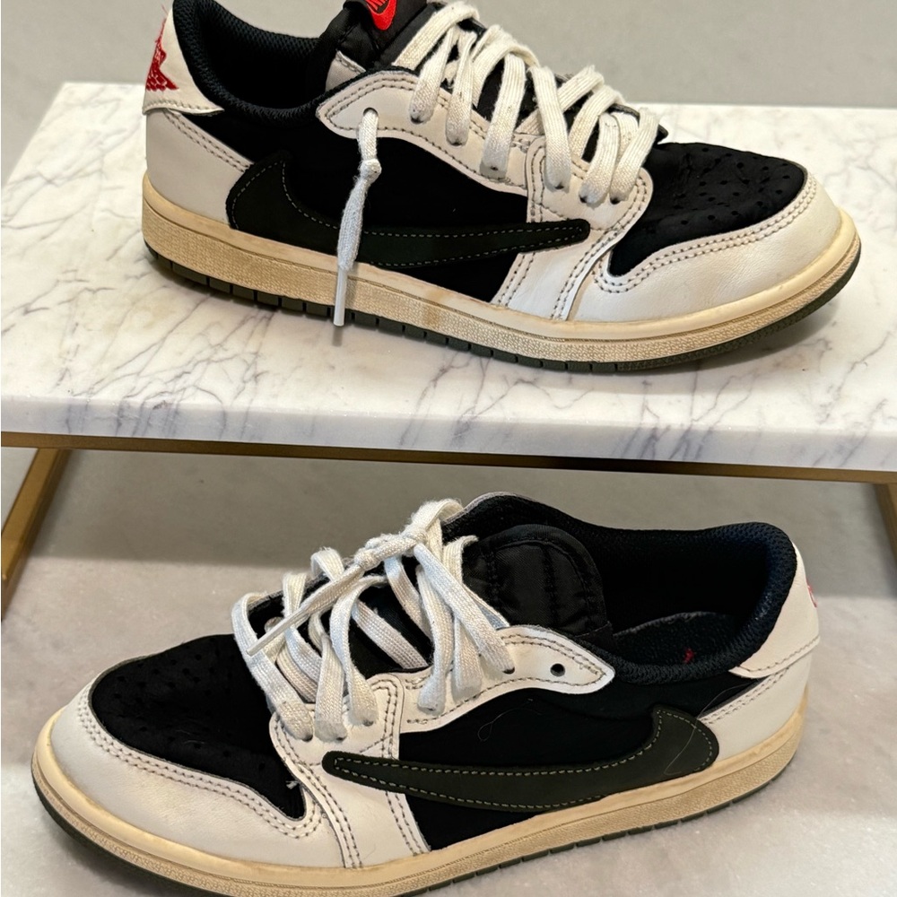 Travis Scott x Air Jordan 1 Low Youth 2.5Y Reverse Swoosh Clean – Authentic